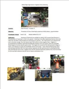 Agriculture Irrigation Whitepaper