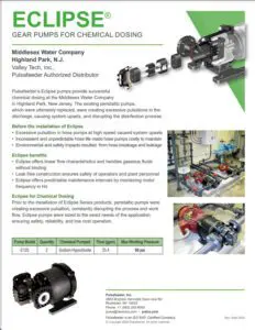Eclipse Gear Pump Case Study Reduces Disruptions in Wastewater Treatment