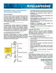 NextStep pH Control Biomanfacturing