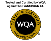 Agency approval logo from WQA NSF / ANSI 61 approval